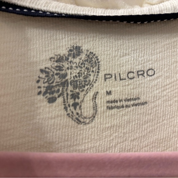 Pilcro Cream Ruffled Button-Down Top - Picture 3 of 4